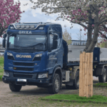 Transporte Grixa - 3-Achs-Seitenkipper mit Anhänger