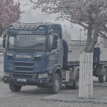 Transporte Grixa - 3-Achs-Seitenkipper mit Anhänger