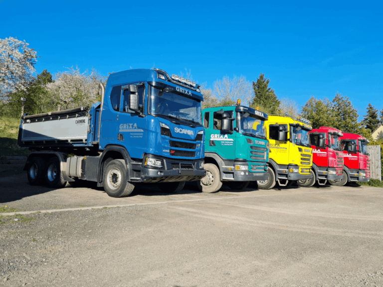 Transporte Grixa - Fuhrpark Scania LKWs